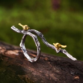 Fashion-Bird-on-Branch-Adjustable-Silver-ring (3)